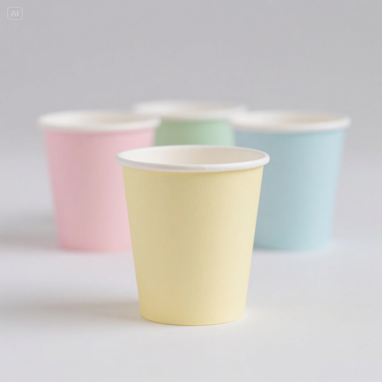 120ml colored paper cup